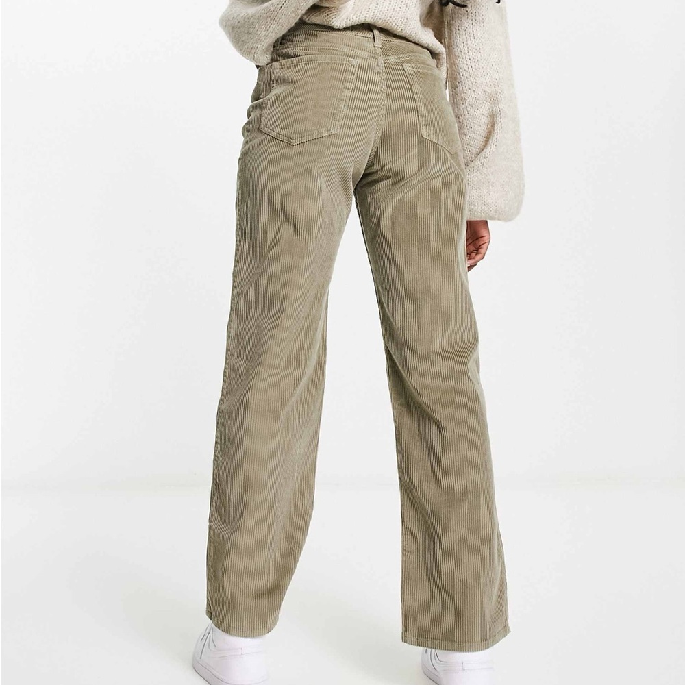Hollister corduroy “Dad Jeans” in green Size 25 - Picture 2 of 5